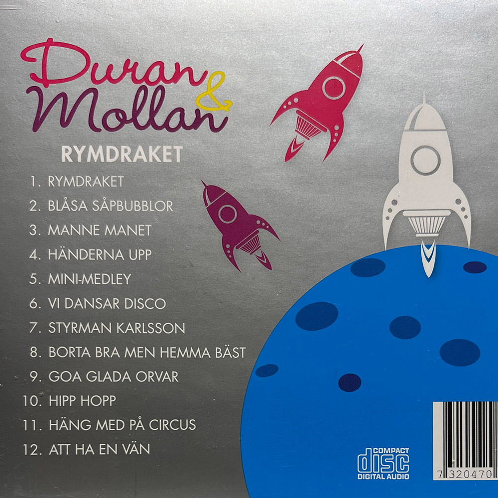 Duran & Mollan - Rymdraket (CD)